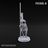Standing Ready Human Ashigaru — B