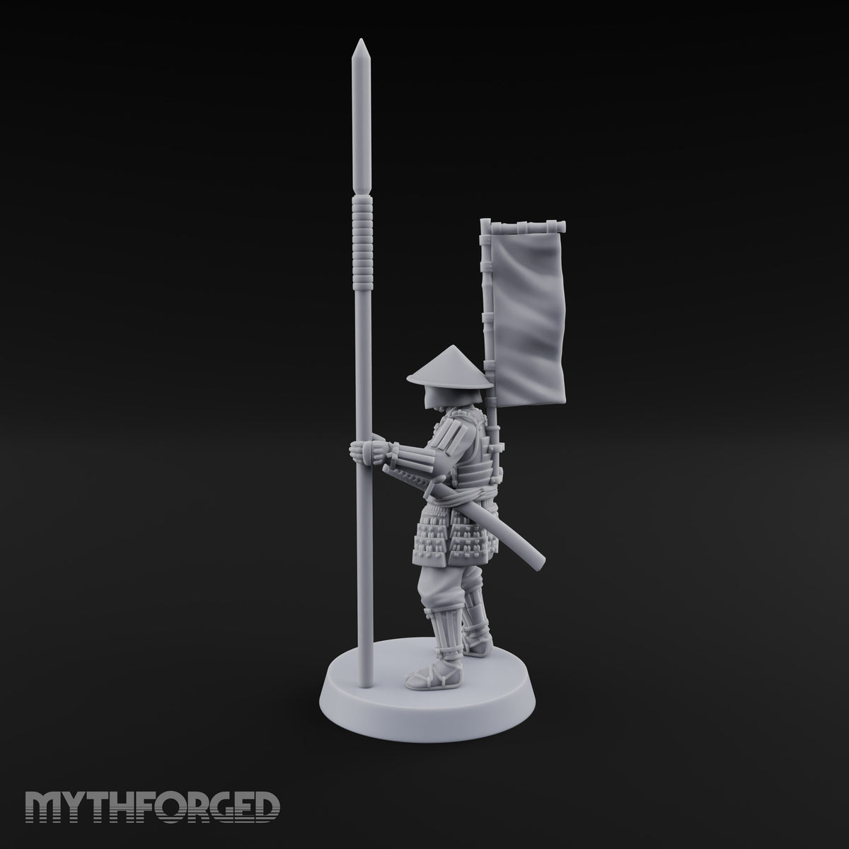 Standing Ready Human Ashigaru C