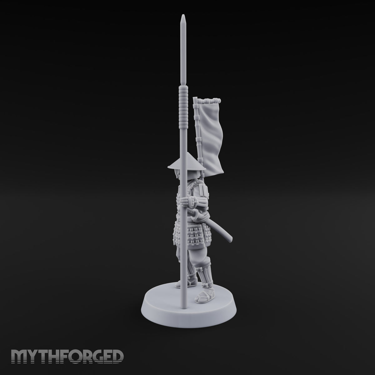 Standing Ready Human Ashigaru C