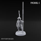 Standing Ready Human Ashigaru — C