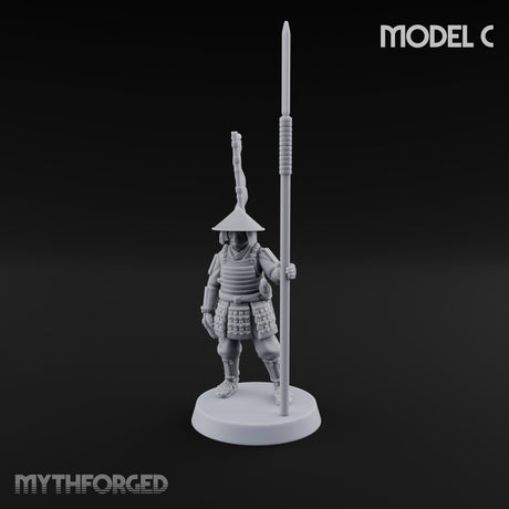 Standing Ready Human Ashigaru — C