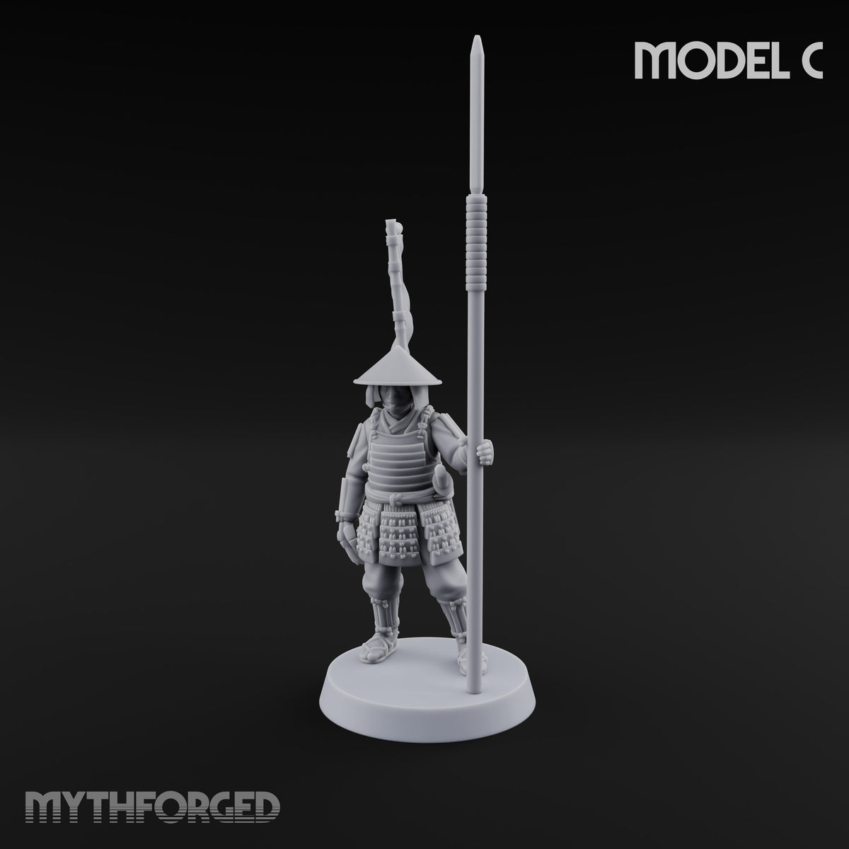Standing Ready Human Ashigaru C