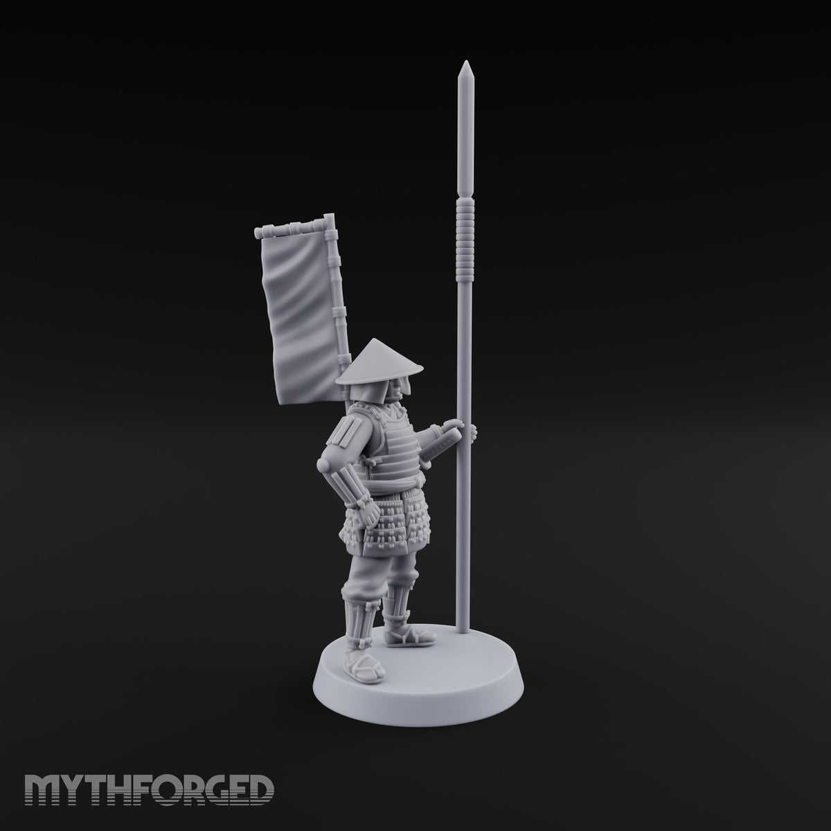 Standing Ready Human Ashigaru D