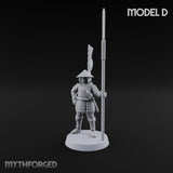 Standing Ready Human Ashigaru — D