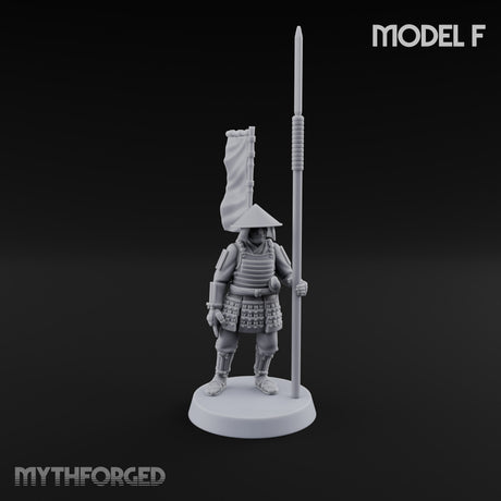 Standing Ready Human Ashigaru — F
