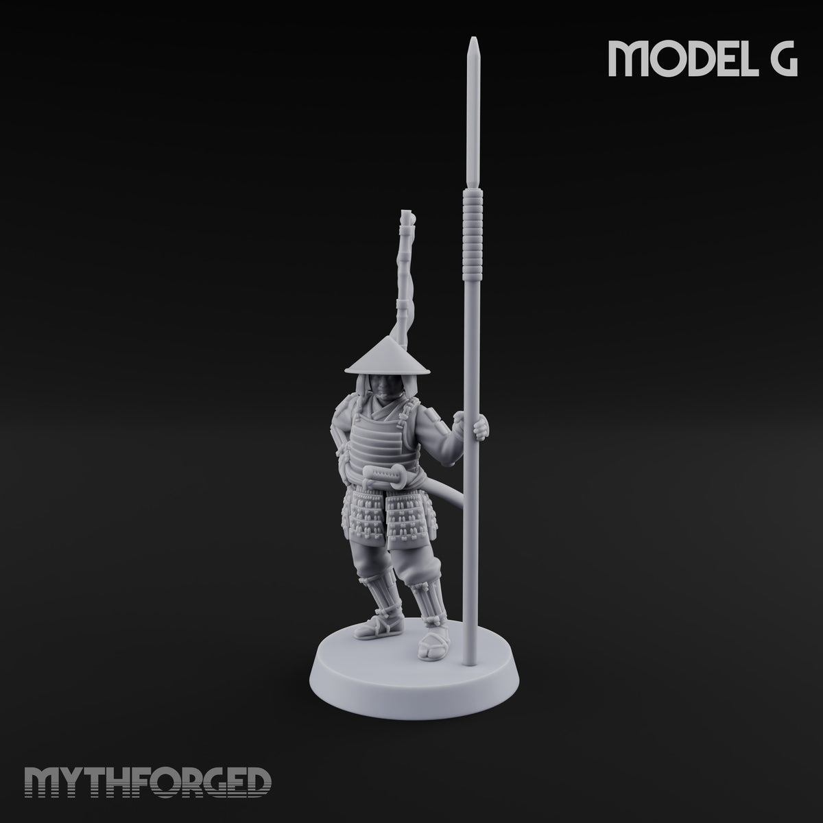 Standing Ready Human Ashigaru — G
