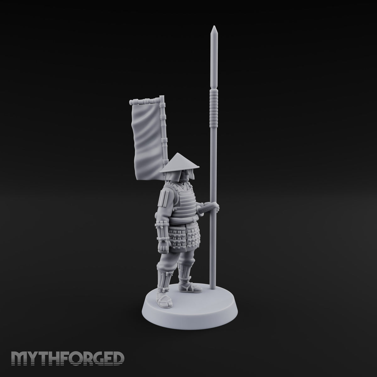 Standing Ready Human Ashigaru — H