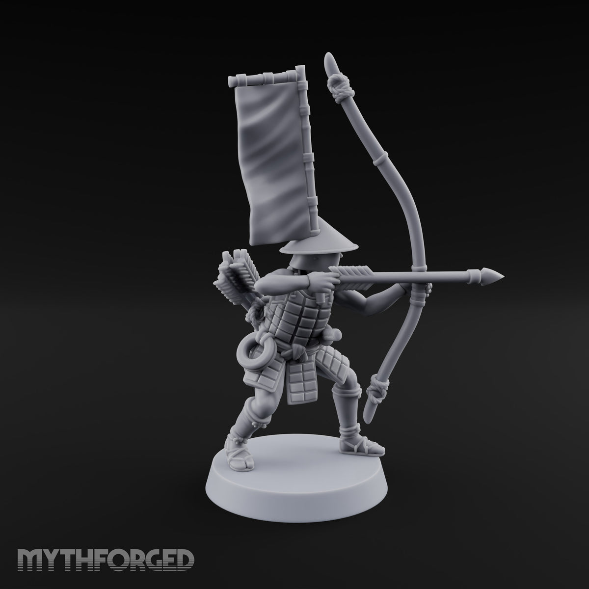 Thwanging Human Ashigaru Archers — D