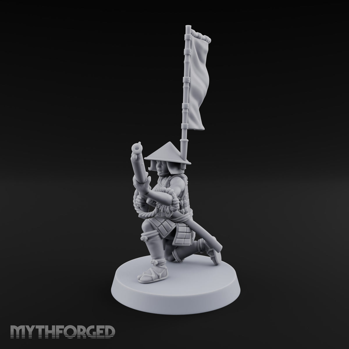 Priming the Volley Human Ashigaru Musketeer A