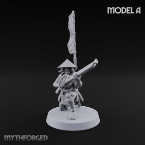 Priming the Volley Human Ashigaru Musketeer A