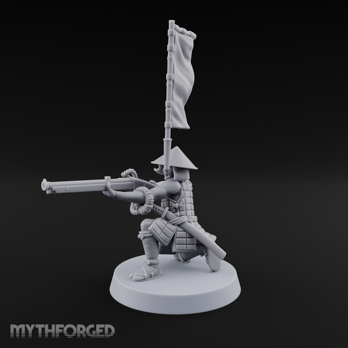 Priming the Volley Human Ashigaru Musketeer B
