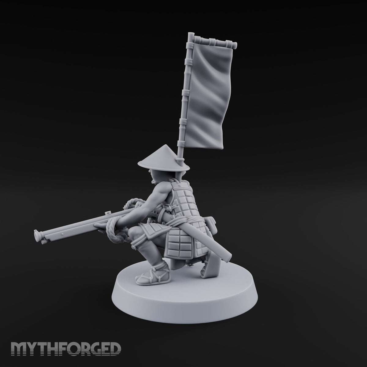 Priming the Volley Human Ashigaru Musketeer C