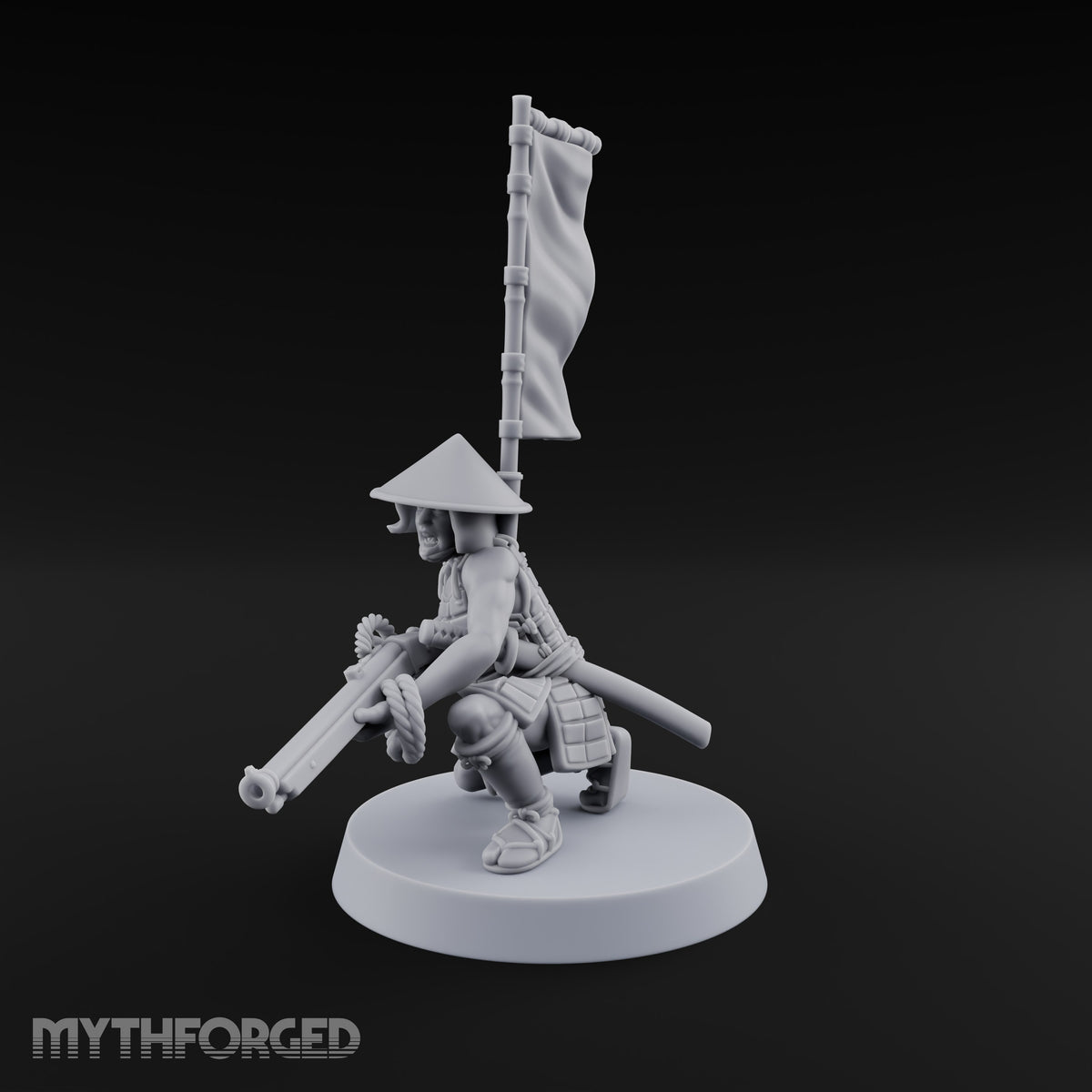 Priming the Volley Human Ashigaru Musketeer C