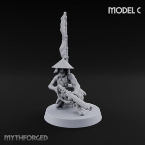 Priming the Volley Human Ashigaru Musketeer C