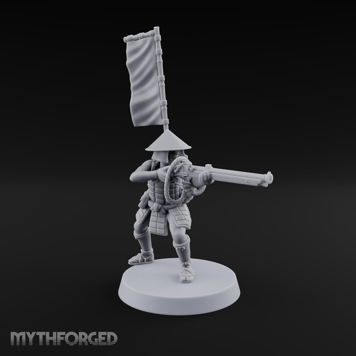 Priming the Volley Human Ashigaru Musketeers — D