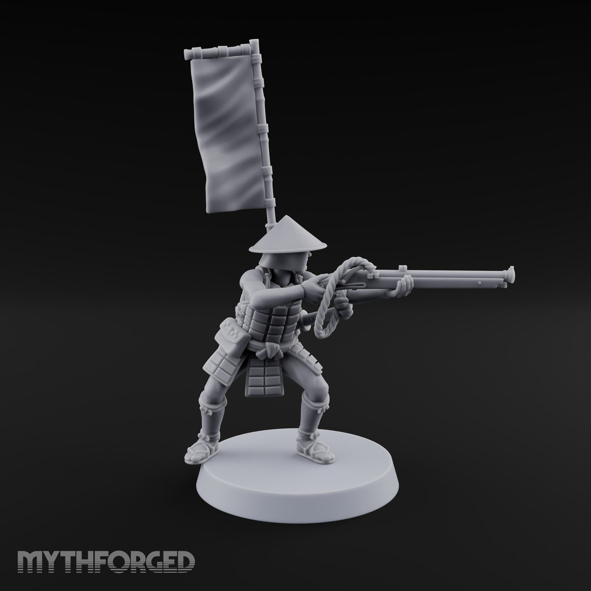 Priming the Volley Human Ashigaru Musketeers — D