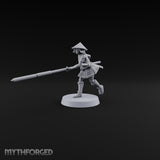 Charging Headlong Human Ashigaru Spearman A
