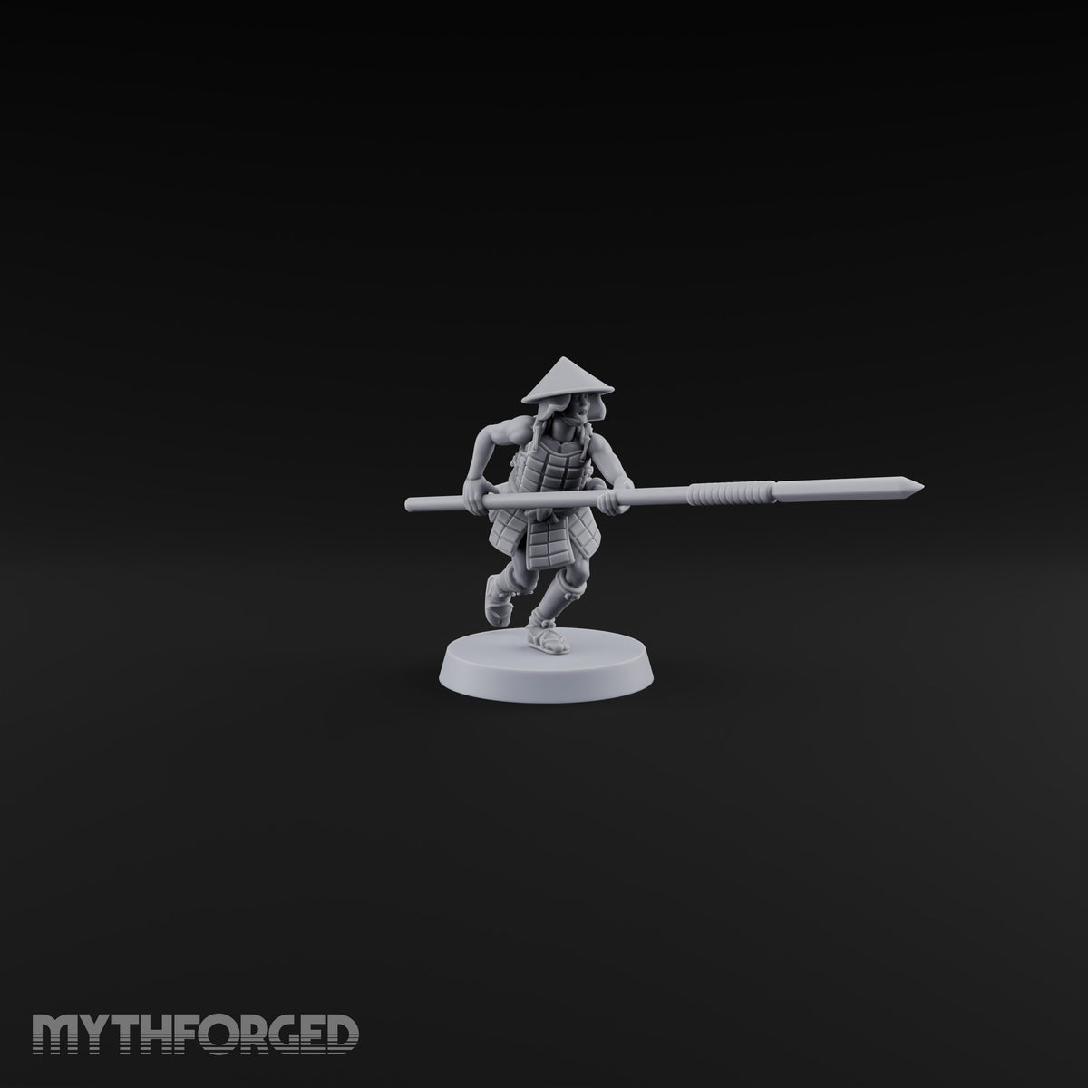 Charging Headlong Human Ashigaru Spearman B