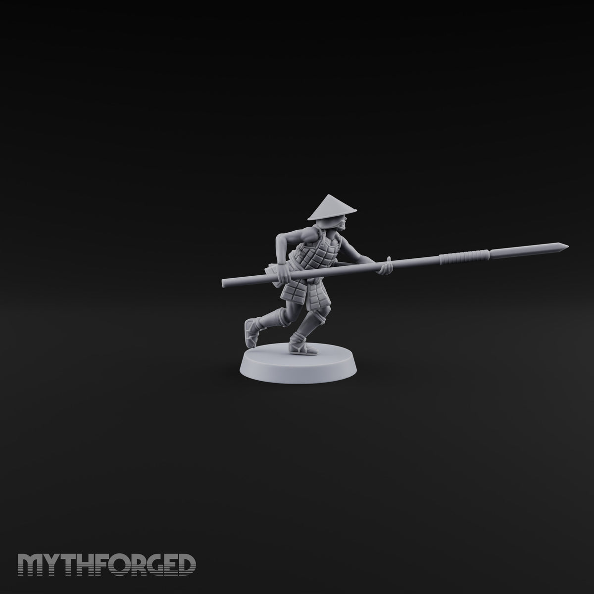 Charging Headlong Human Ashigaru Spearman B