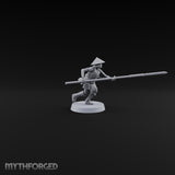 Charging Headlong Human Ashigaru Spearman B
