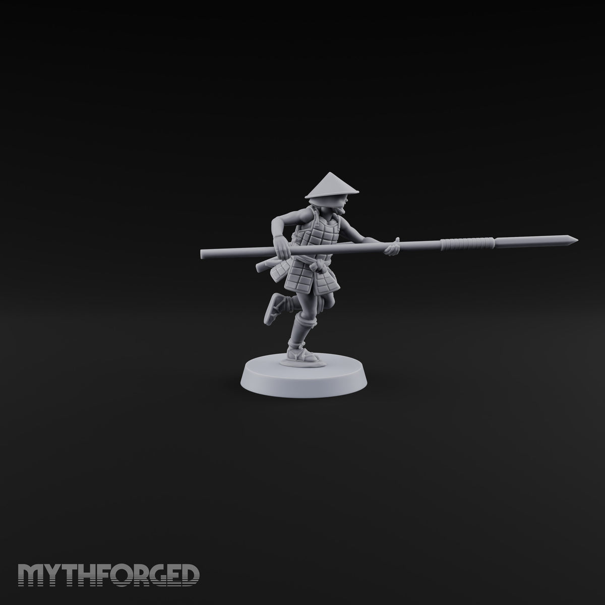 Charging Headlong Human Ashigaru Spearman C