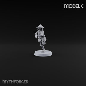 Charging Headlong Human Ashigaru Spearman C