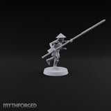 Charging Headlong Human Ashigaru Spearmen — D