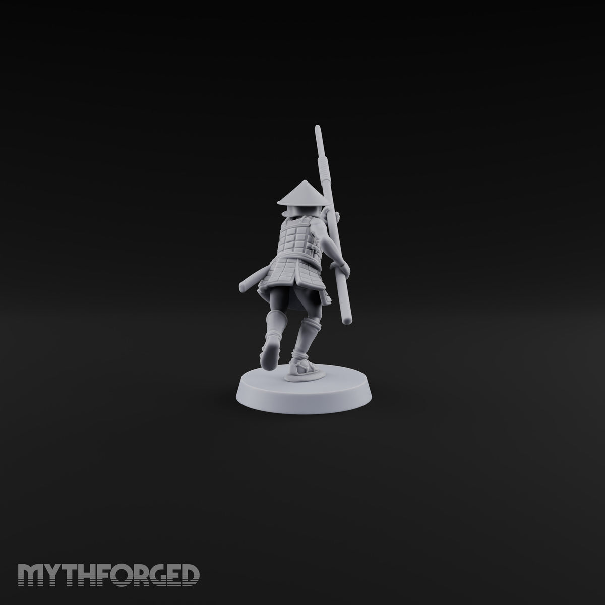 Charging Headlong Human Ashigaru Spearman D