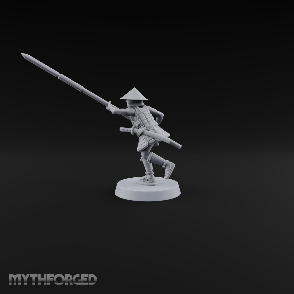 Charging Headlong Human Ashigaru Spearman D