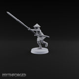 Charging Headlong Human Ashigaru Spearman D