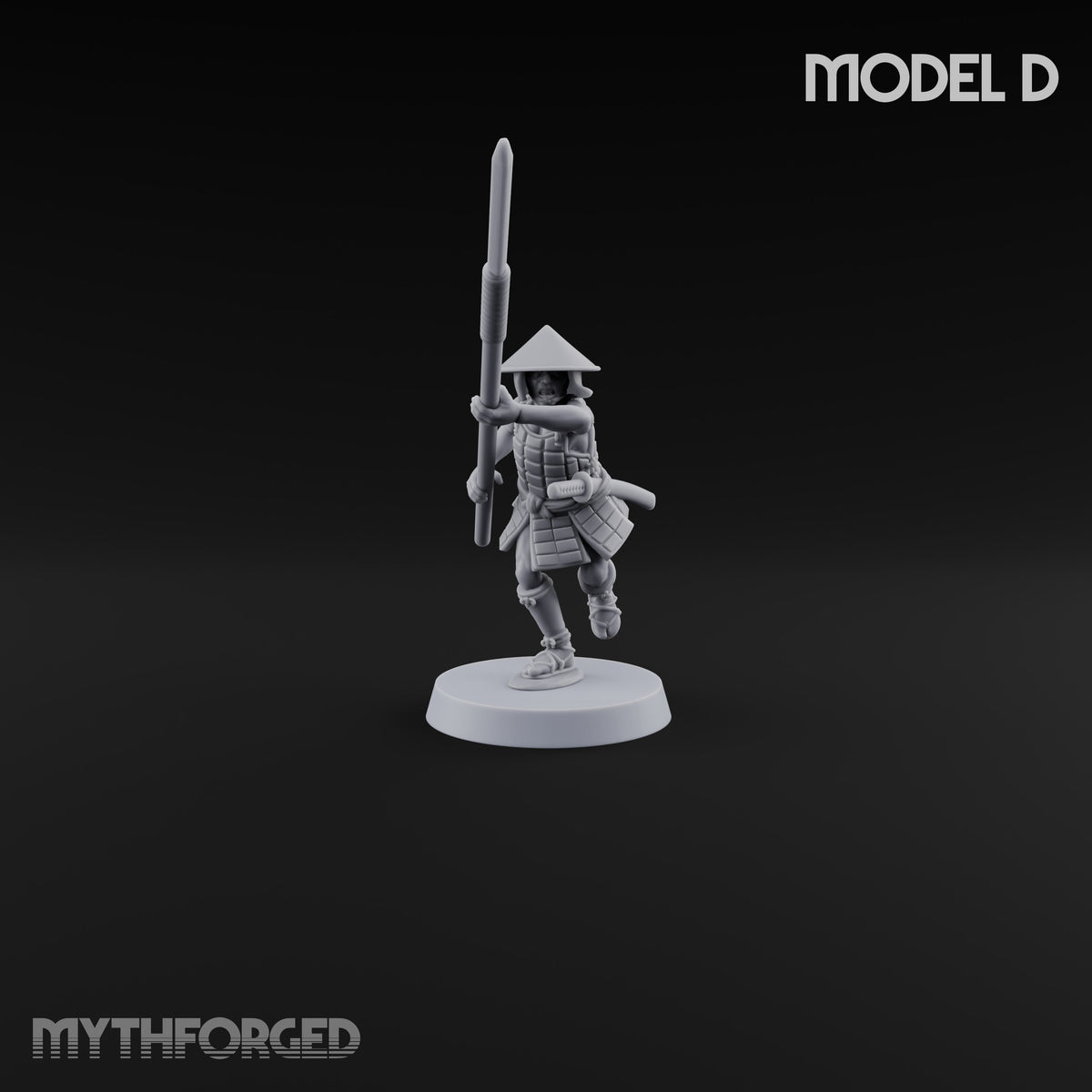 Charging Headlong Human Ashigaru Spearman D