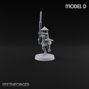 Charging Headlong Human Ashigaru Spearman D