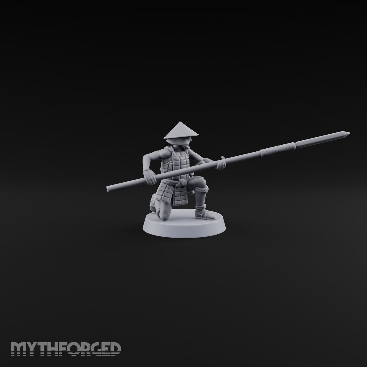 Digging In Human Ashigaru Spearmen — C