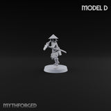 Digging In Human Ashigaru Spearmen — D