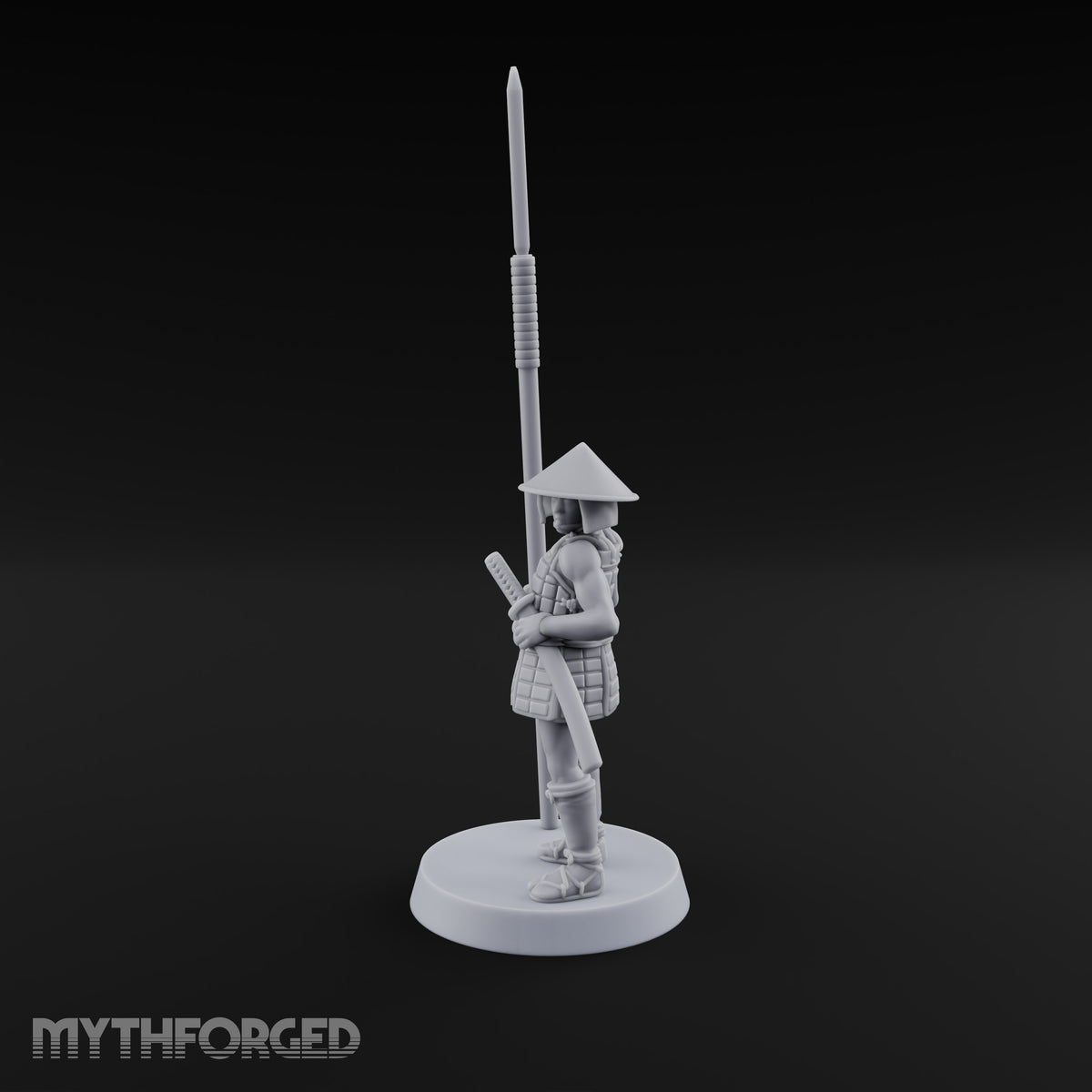At Spear's Rest Human Ashigaru Spearman A