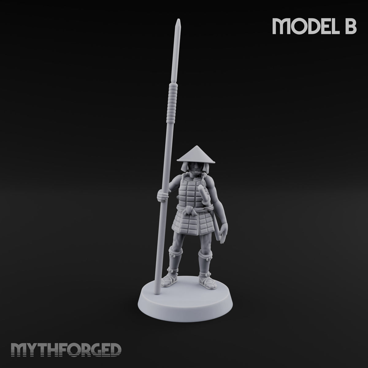 At Spear's Rest Human Ashigaru Spearman B
