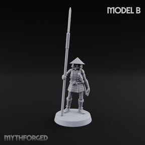 At Spear's Rest Human Ashigaru Spearman B