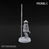 At Spear's Rest Human Ashigaru Spearmen — C