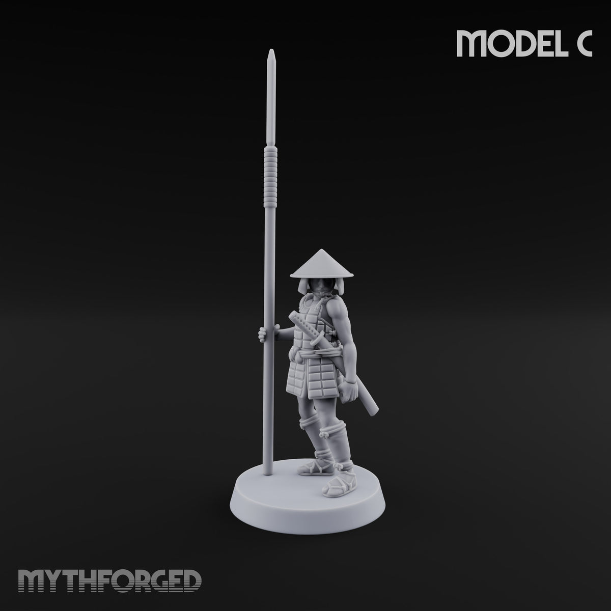At Spear's Rest Human Ashigaru Spearman C