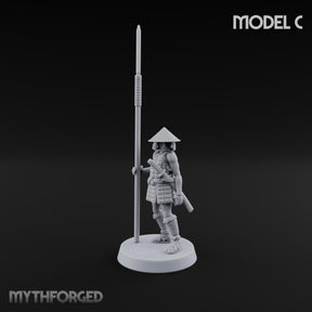 At Spear's Rest Human Ashigaru Spearman C