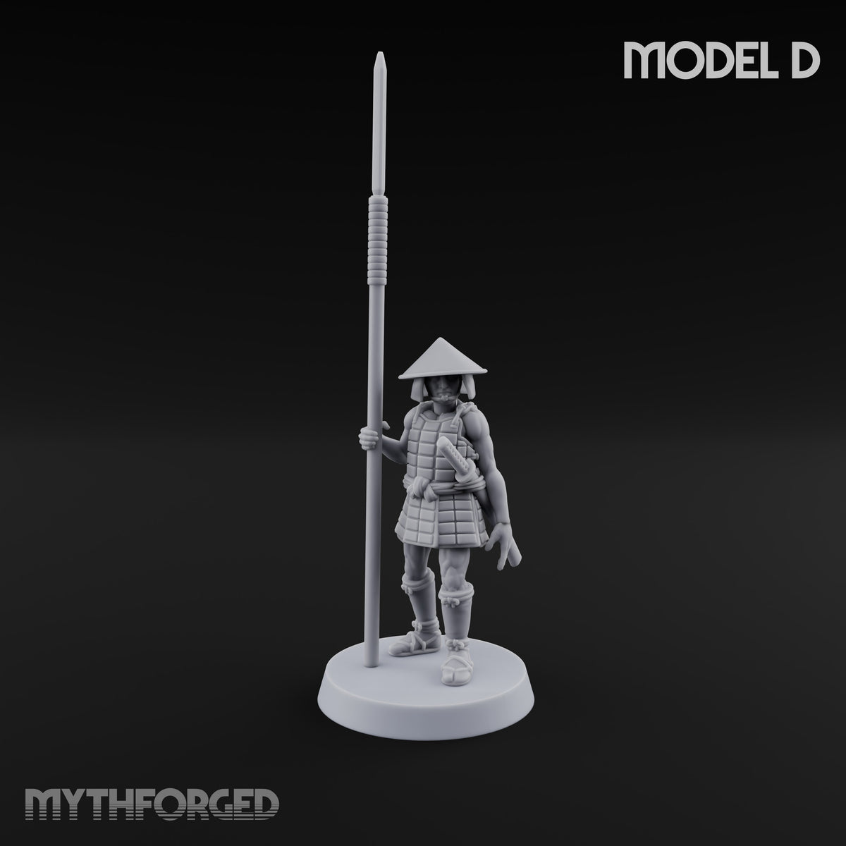 At Spear's Rest Human Ashigaru Spearman D