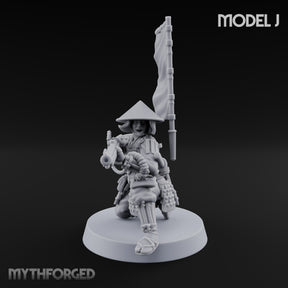 Matchlocks at the Ready Human Ashigaru Musketeer J