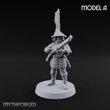 Matchlocks at the Ready Human Ashigaru Musketeers — A