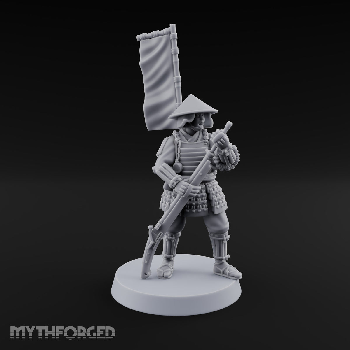 Matchlocks at the Ready Human Ashigaru Musketeers — B