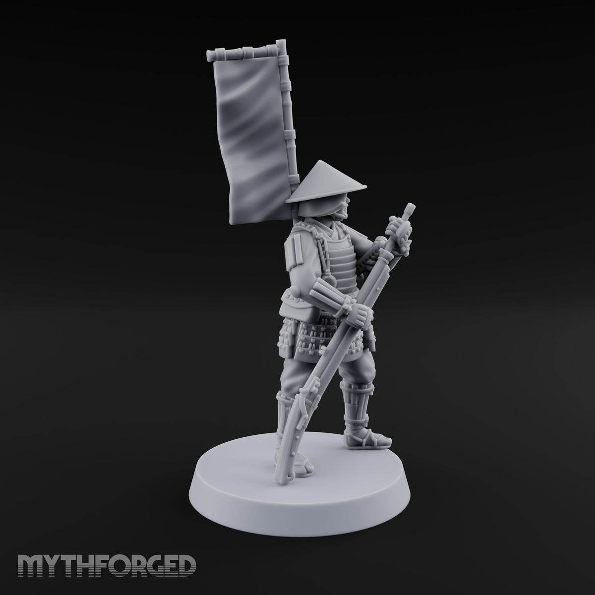 Matchlocks at the Ready Human Ashigaru Musketeer B