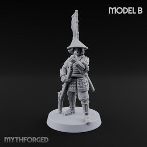 Matchlocks at the Ready Human Ashigaru Musketeer B