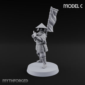 Matchlocks at the Ready Human Ashigaru Musketeer C
