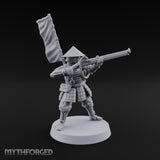 Matchlocks at the Ready Human Ashigaru Musketeer D