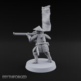 Matchlocks at the Ready Human Ashigaru Musketeer E