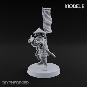 Matchlocks at the Ready Human Ashigaru Musketeer E